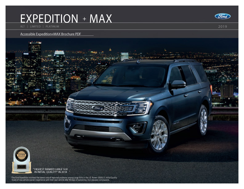 2020 Ford Expedition SUV Brochure