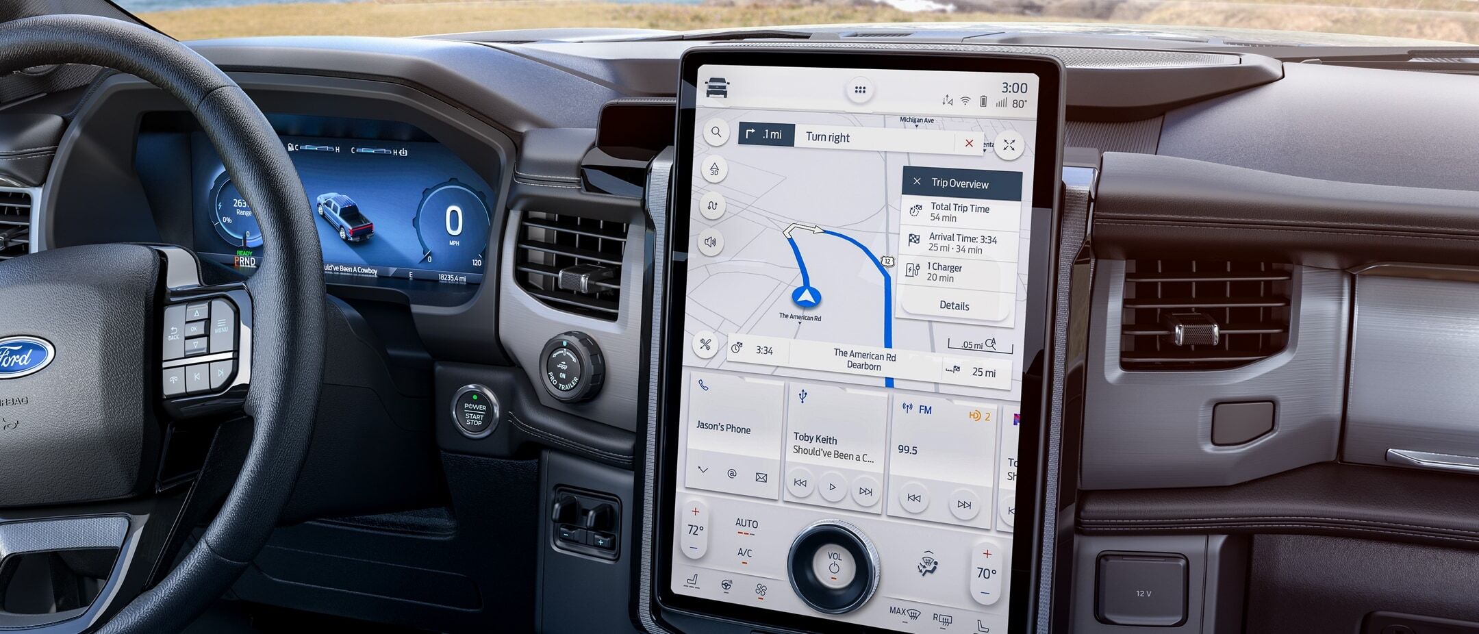 100% Electric Ford F-150 Lightning Truck
