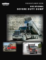 Freightliner 122SD Dump Truck Brochure