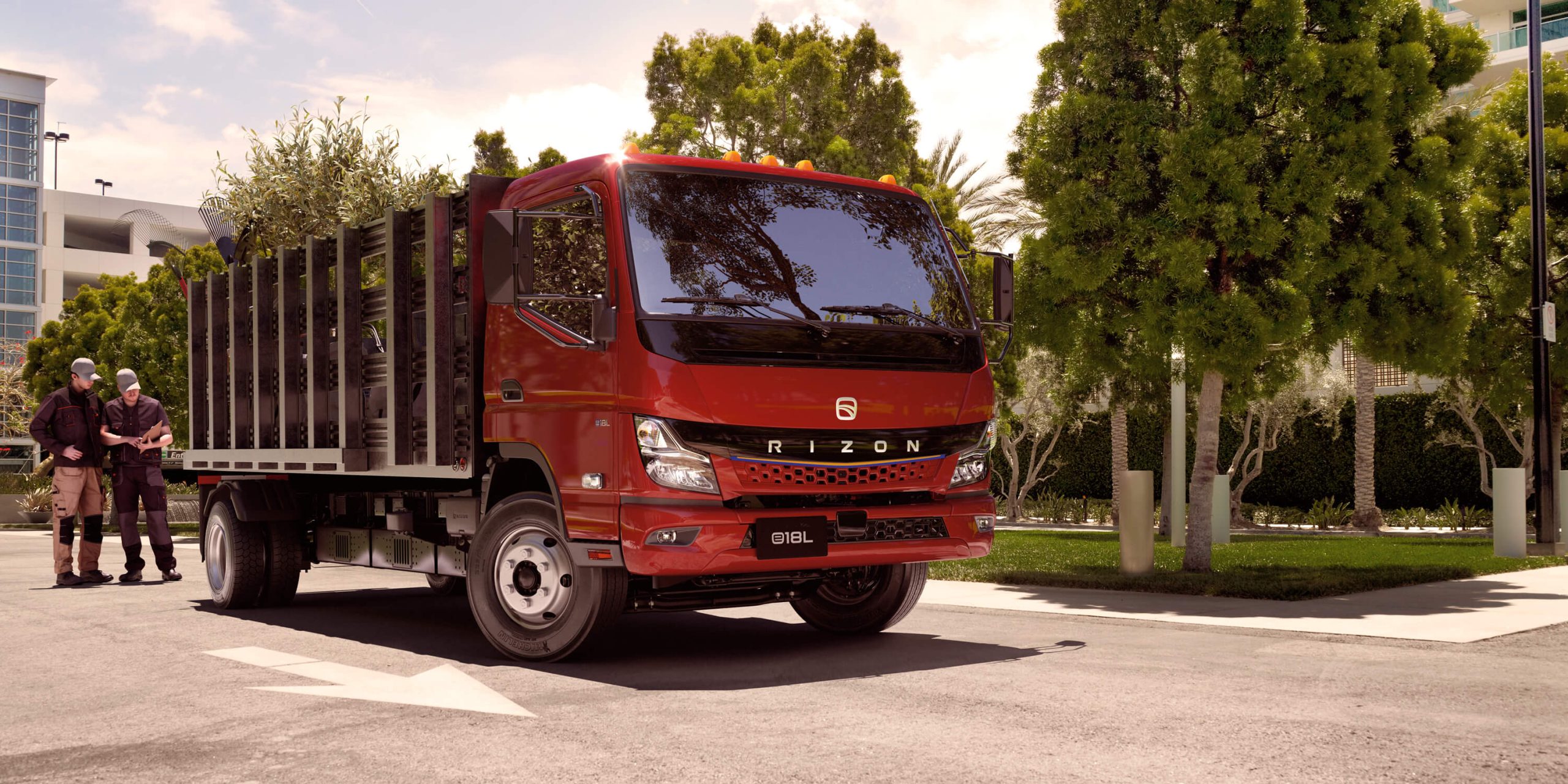  Rizon EV Stakebed truck 