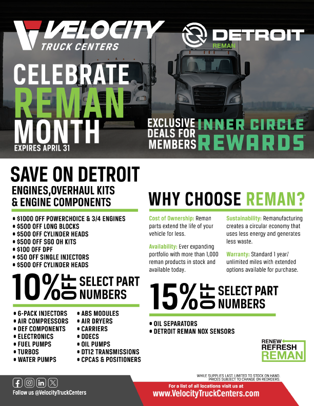 https://www.velocitytruckcenters.com/s3/mediaReman Parts Specials April 2025