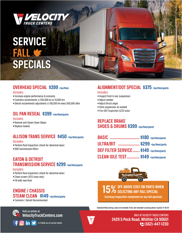https://www.velocitytruckcenters.com/s3/mediaFall Service Specials - Whittier