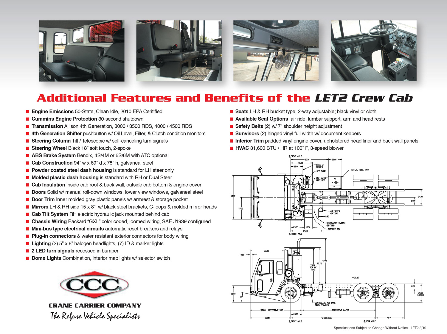 Crane Carrier LET 2 CC truck