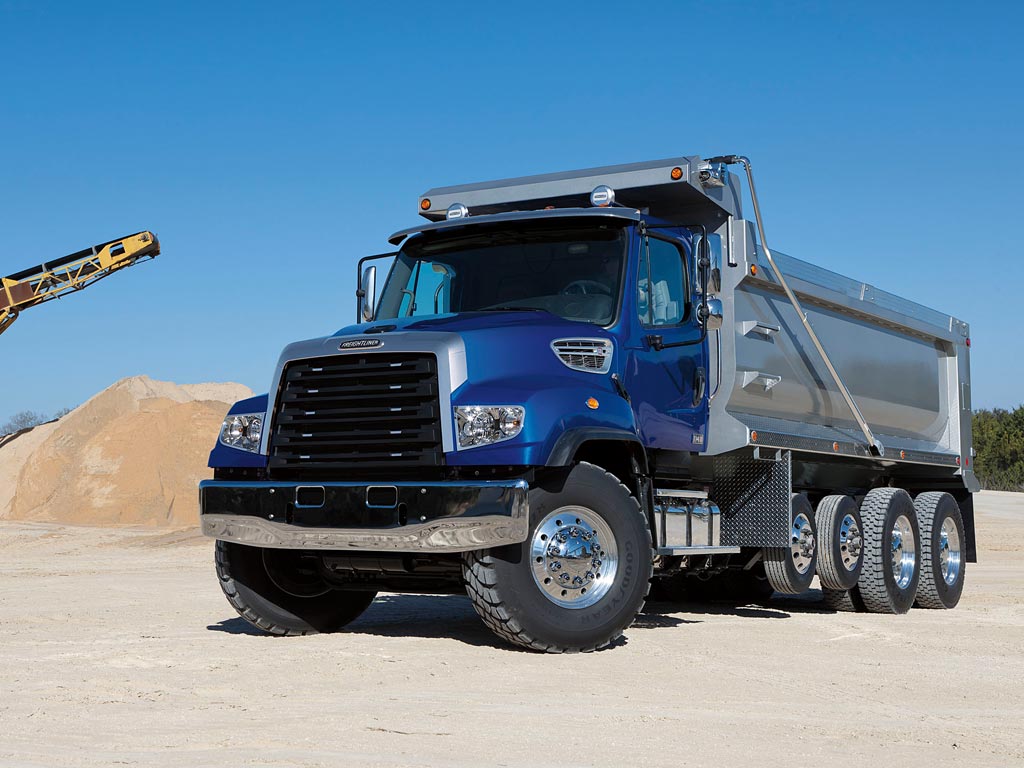 freightliner 114sd dump truck