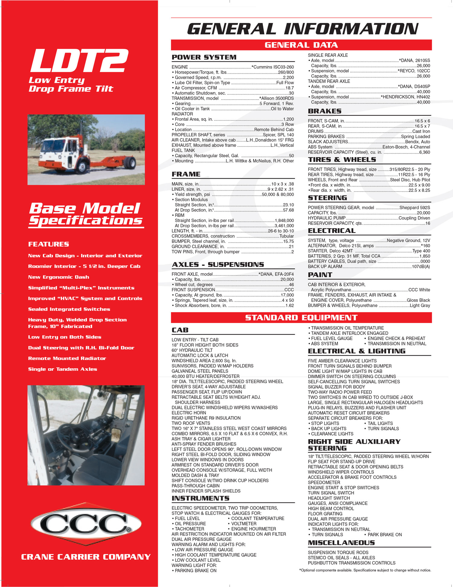 Crane Carrier LDT2 Truck